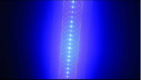 ブルーバイオレット レーザーポインター レーザー指示棒 紫青色 固定焦点
