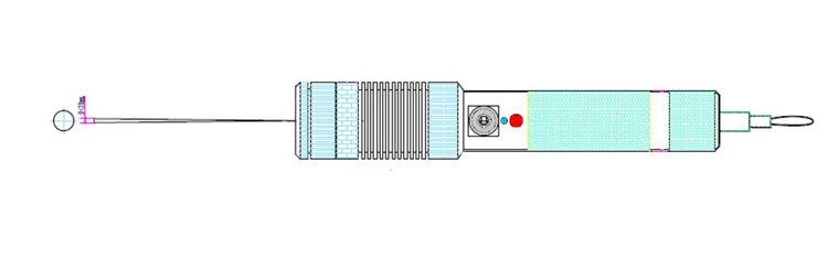 200mW高出力 2in1レッドレーザーポインター