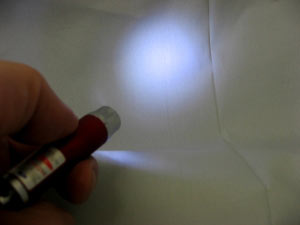 超ミニレーザーポインター キーホルダー型 LED懐中電灯