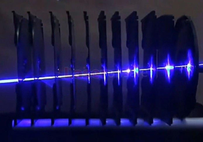 ブルーレーザーポインター 超高出力青色レーザー懐中電灯