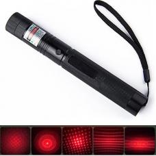 5in1 2000mw赤色レーザーポインター 満点星レッドレーザー懐中電灯 焦点調整機能付き 点火可能